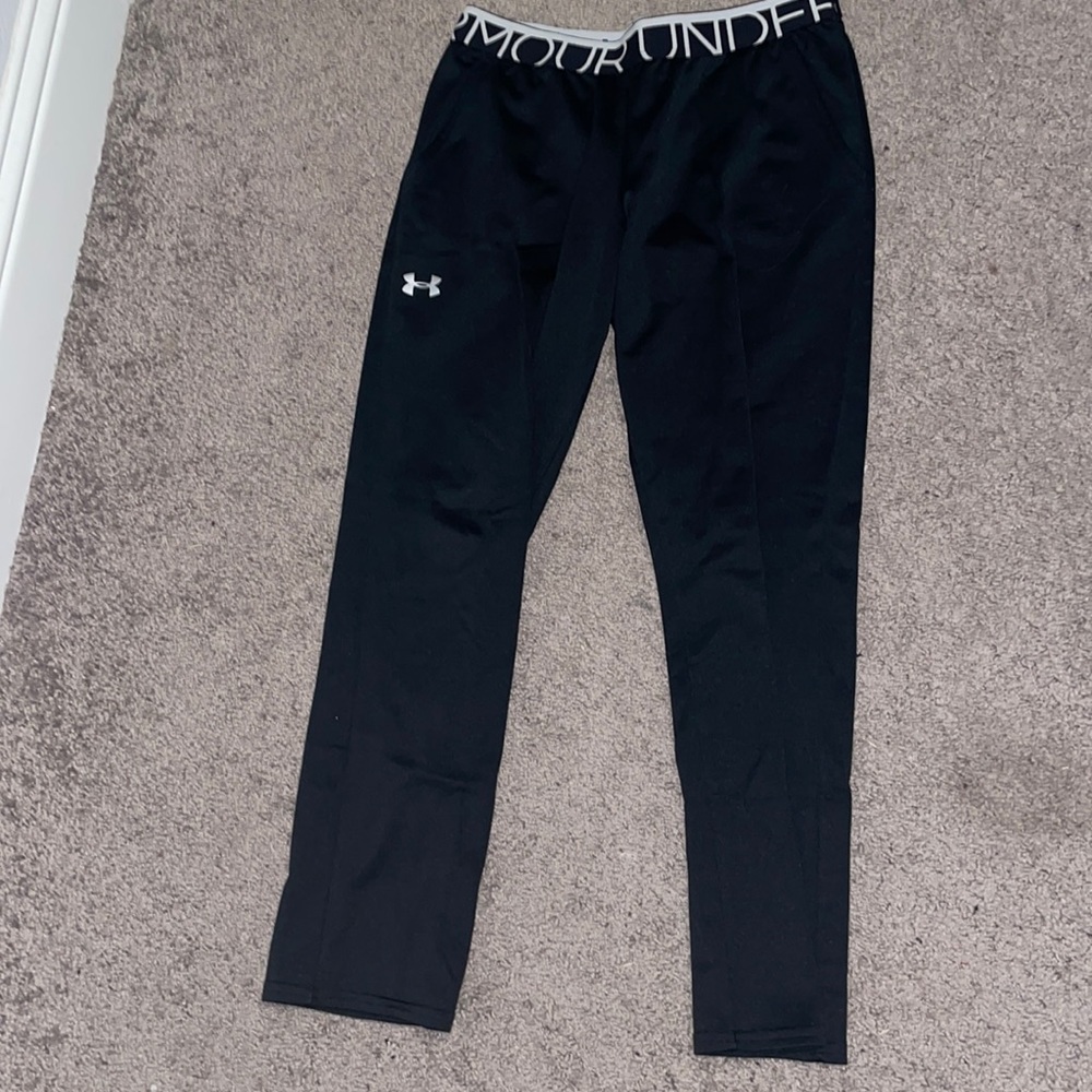 Under Armour black pants - size youth large